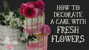 Check spelling or type a new query. How To Decorate A Cake With Fresh Flowers Youtube