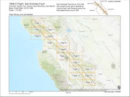 1966 D Flight San Andreas Fault Zone University Library