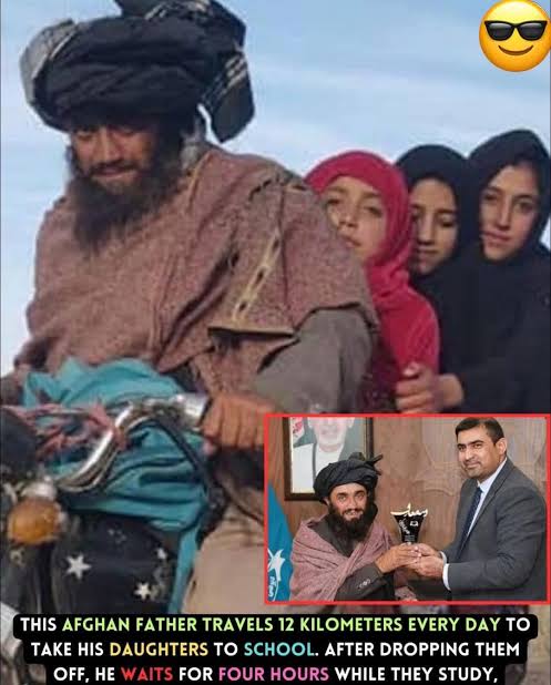 An Afghanistani father is winning hearts on the internet for his unwavering resolve to get his daughters educated. The Nooraniya School for Girls in the Paktika province, where his daughters study, i