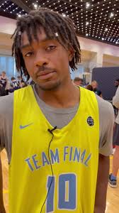 Live Interview With 3 ⭐️ Point Guard Jaden Arline #fyp  #highschoolbasketball #eybl #nj