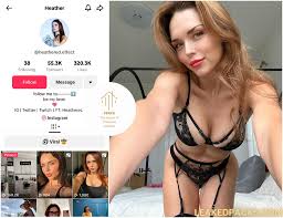 Heather Kent - heatheredeffect Tiktok Star Leaked Nudes - Porn Pack
