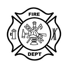 Black And White Fire Station Fire Department Badge Coloring Page Sketch Coloring Page Fire Badge Fire Engine Party Fire Department