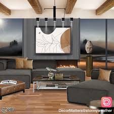 Stunning Living Room Window Views In 2020 Dark Living Rooms Interior Design Apps Window View
