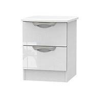 Clean modern lines, with inset handles. Bedside Tables Furniture B Q