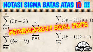 We did not find results for: Soal Hots Notasi Sigma Dengan Batas Atas N Youtube