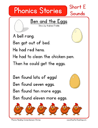 Reading Comprehension Worksheet Ben And The Eggs Reading Comprehension Worksheets Comprehension Worksheets Phonics Reading