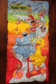 sesame street sleeping bag kids bedding linens big bird oscar the grouch cookie monster bert and ernie kids sleeping bags kids bed linen sesame street