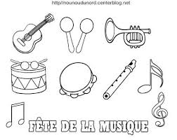 Gommettes Fete De La Musique Coloriage Musique Fete De La Musique Coloriage Instrument De Musique