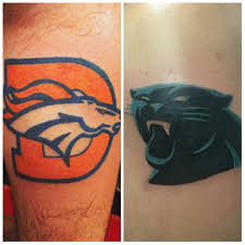 Jimmy makes teddy look like mahomes. Inkgeeks In Honor Of Super Bowl 50 Tonight Crazy Nfl Tattoos
