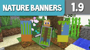 5 Nature Banner Shield Designs Minecraft 1 9 Tutorial Minecraft Banner Designs Shield Design Minecraft 1