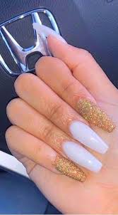 They're fun and festive, which is exactly what you need to celebrate another year in your life. Birthday Nails Acrylic Nail Shapes Acrylic Nail Designs Birthday Nails