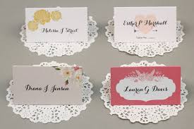 reception place cards and escort cards