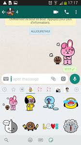 Последние твиты от kpop whatsapp (@kpop_whatsapp). Pegatinas Bt21 Para Whatsapp Para Android Apk Descargar