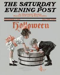 Download the perfect apple bobbing pictures. Bobbing For Apples Leyendecker Apple Art Print Norman Rockwell Art