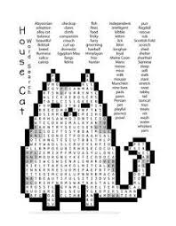 House Cat Word Search And Hug Your Cat Day Hug Your Cat Day Dog Words Free Cats