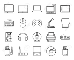 Just having a central processing unit is not enough to make a computer work. Input Output And Storage Of Information Electronic And Analog Royalty Free Cliparts Vectors And Stock Illustration Image 61108178