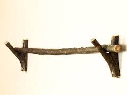 Rustic Wooden Towel Rack Tree Branch Towel Bar Log Cabin Bathroom Decor Wooden Bath Towel Rack Bathroom Accessories Natural Towel Hooks Cabin Bathroom Decor Cabin Bathrooms Natural Home Decor