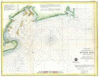 1982 Saginaw Bay Michigan Nautical Chart Map Sebewaing