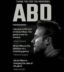 Salute To This Man Ab De Villiers Ab De Villiers Photo Cricket Quotes