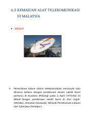 Macam alat komunikasi modern alat komunikasi tradisional merupakan alat perantara yang belum menggunakan sebuah teknologi ataupun masih bersifat manual dan cenderung. 6 Docx 6 2 Kemajuan Alat Telekomunikasi Di Malaysia Satelit Penerokaan Dalam Sistem Telekomunikasi Memasuki Satu Dimensi Baharu Dengan Pembinaan Course Hero