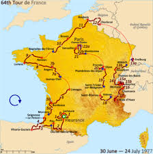 The race hits it's first proper mountain day on stage eight with a finish to le grand bornard. 1977 Tour De France Wikipedia
