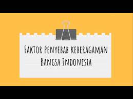 We did not find results for: Faktor Penyebab Keberagaman Bangsa Indonesia Youtube