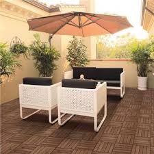 Shop wayfair for the best interlocking patio tiles. Yaheetech 12 X 12inch Fir Wood Patio Pavers Interlocking Wood Tiles Wooden Flooring Tiles