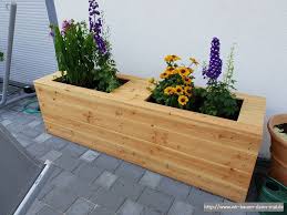 Blumenkästen im hornbach onlineshop & im markt: Ein Hochbeet Selbst Bauen Pflanzkubel Aus Holz Fur Die Terrasse Wir Bauen Dann Mal Ein Haus