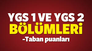 2 yıllık bölümlerin taban puanları. Ygs 1 Ve Ygs 2 Iki Yillik Ve Dort Yillik Bolumler Taban Puanlari Egitim Haberleri