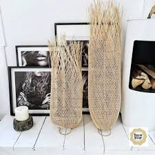 Hangelampe Aus Stroh Im Besonderen Bohemian Design Von Bazar Bizar In 2020 Lampenschirm Lampe Hange Lampe