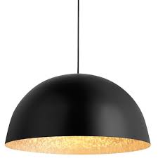 Suspension Kapsel H 22 60 W Noir Dore Castorama Luminaire Suspension Luminaire Castorama Luminaire