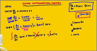 First Order Linear Differential Equation Integrating Factor Idea Stra Differential Equations Linear Differential Equation Linear Equations