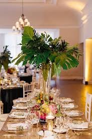 Tropical Chic Miami Wedding By Elaine Palladino Southern Weddings Miami Wedding Wedding Decorations Tropical Wedding