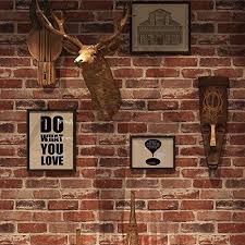 If you've always dreamt of living in an industrial loft or vintage brick house, this design is perfect for you. Buy Peel And Stick Rustic Red Brick Wallpaper Self Adhesive Wallpaper Vinyl Waterproof Vintage Wallpaper Self Sticking Wallpaper Contact Paper For House Decoration No 57104 3 Online In Indonesia B08pbk31wd