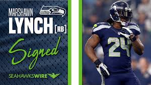 During his appearance, the conversation quickly turned to president trump, who has taken lynch to. Seahawks Sign Rb Marshawn Lynch Out Of Retirement Amid Injuries