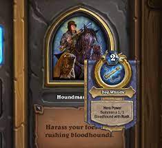 Discuss this card on the forums. Houndmaster Tips And Tricks Guide Best Cards Treasures Equipment Hearthstone Top Decks