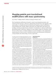 Some codons are not present in e.coli system which cause problems in protein translation called rare codons or low usage codons. Pdf Mapping Protein Post Translational Modifications With Mass Spectrometry