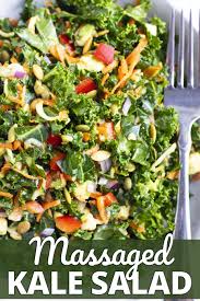 Massaged Kale Salad Recipe With Avocado Evolving Table Recipe Massaged Kale Salad Kale Salad Massaged Kale