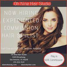 Now Hiring Commission Hairstylist Hair Studio Hair Stylist Cosmetologist