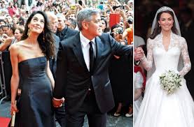 Are george, 60, and amal clooney, 43, expecting baby number three? Amal Alamuddin Und George Clooney Ist Das Brautkleid Von Sarah Burton Panorama Schwarzwalder Bote