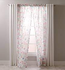 Better Homes And Gardens Tranquil Floral Sheer Curtain Panel Walmart Com Sheer Curtain Panels Better Homes And Gardens Panel Curtains