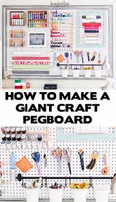 These diy pegboard ideas should provide a wide variety of inspiration for you, including using pegboard as a way to create changeable shelf arrangements as a focal point display area in a room. 35 Cool Craft Room Storage Ideas