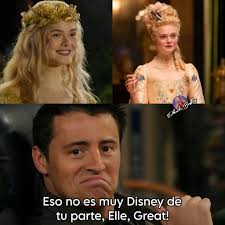 Cuando pase de ver a la dulce y tierna Elle Fanning como una princesa  Disney a ver cómo le ch#p4n el c#ñ0 en 'The Great '. 🫣💖