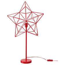 Strala Led Bordlampi Stjarna Rautt Lamp Led Table Lamp Holiday Collection