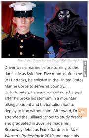 Moments later, he is standing on the beach, but there is no trace of his legs, because adam driver has suddenly become a centaur. Adam Driver Kylo Ren 9gag