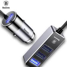 All products from 4 port usb car charger adapter category are shipped worldwide with no additional fees. Baseus 5 5a 4 Ports Usb Car Charger Multiple Expander Car Charger Adapter Fast Charge Mobile Phone Charger For Iphone X Samsung Onshopdeals Com