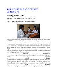 Maybe you would like to learn more about one of these? Doc Smp Negeri 1 Bangkinang Seberang Ihsan Bb Academia Edu