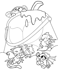 Print them out then colour them in using pens, pencils, crayons, anything you want! Neopets Faerieland Colouring Pages
