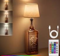 Wireless Wine Bottle Lamp Shade: Liquor Bottle Stopper Light ...