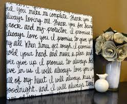 Custom Wedding Vows Handwritten Script Canvas Wall Art Painting Black And White Wedding Gift Home Decor 4 Wedding Vow Art Wedding Signs Diy Wedding Vow Books